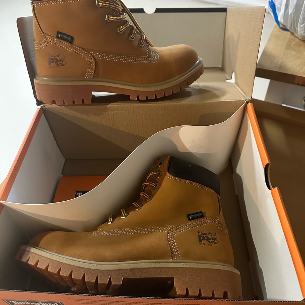Timberland PRO Men's Tan Leather Boots
